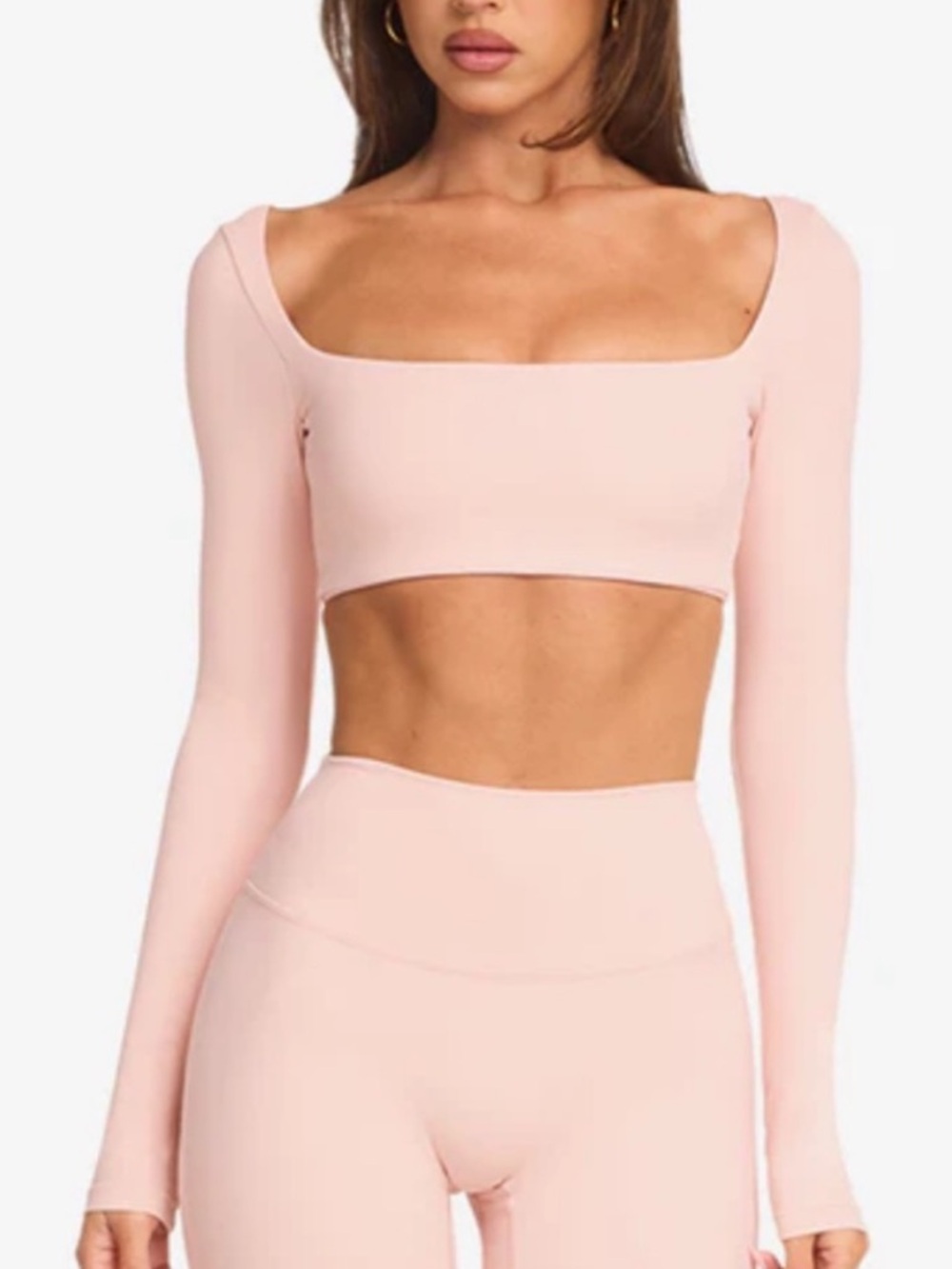 CSB Freedom Scoop Long Sleeve Crop